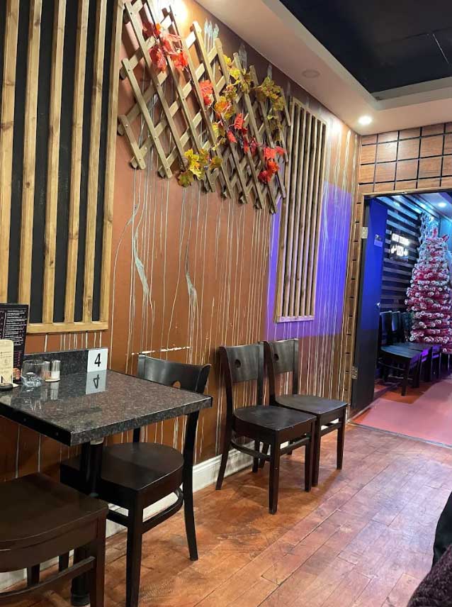 Café Tehran in Glasgow’s cosy environment.